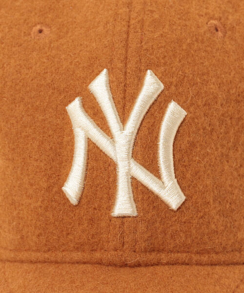 NEW ERA（ニューエラ）の「NEW ERA × BEAMS / 別注 9Fifty Melton 6Panel Cap（キャップ・メンズ・ベージュ/オレンジ/グリーン系その他5/ネイビー・ONE SIZE）」の10枚目の写真