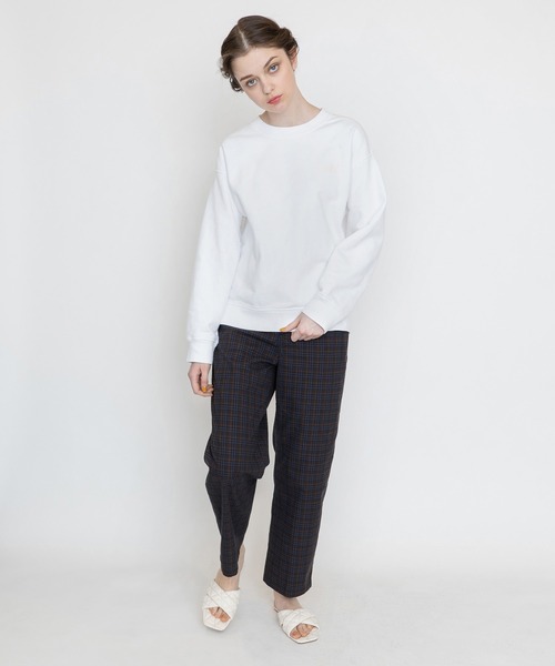 Levi's（リーバイス）の「Levi's/リーバイス MATH CLUB クロップド チェックパンツ SMARTER ELIZABETH（スラックス・レディース・ブラック・L/M/S/XS）」の6枚目の写真