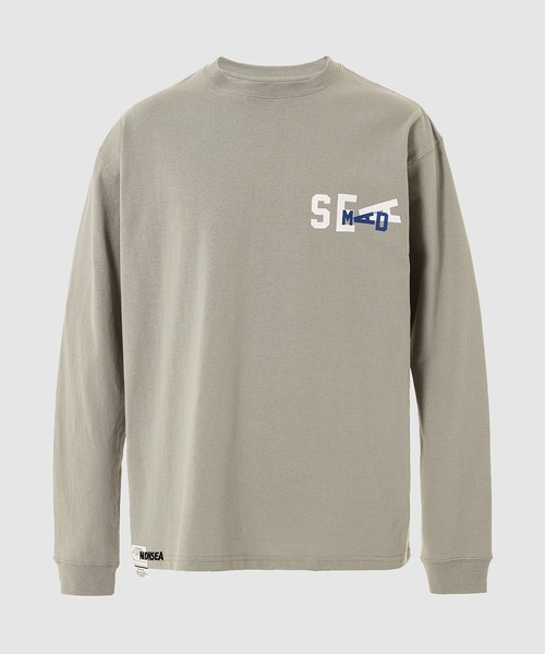 MADNESSの「MADNESS x WDS  L/S TEE (SEA)（Tシャツ/カットソー・メンズ・グレー/キャメル・MEDIUM/LARGE/X-LARGE/SMALL）」の2枚目の写真