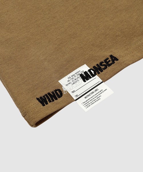 MADNESSの「MADNESS x WDS  L/S TEE (SEA)（Tシャツ/カットソー・メンズ・グレー/キャメル・MEDIUM/LARGE/X-LARGE/SMALL）」の4枚目の写真