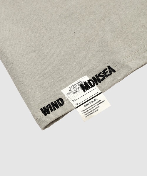 MADNESSの「MADNESS x WDS  L/S TEE (SEA)（Tシャツ/カットソー・メンズ・グレー/キャメル・MEDIUM/LARGE/X-LARGE/SMALL）」の6枚目の写真