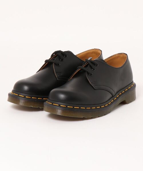 Dr. Martens（ドクターマーチン）の「Dr.Martens/ドクターマーチン/1461 SMOOTH 3EYE GIBSON 3ホール ギブソン（ブーツ・レディース・ブラック/ワイン・5/6/4）」の2枚目の写真