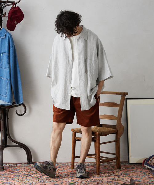 JOURNAL STANDARD relume（ジャーナルスタンダード　レリューム）の「【ARMY TWILL / アーミーツイル】別注 ストライプスラブシャツ（シャツ/ブラウス・メンズ・ホワイト/ナチュラル/ホワイト系その他・LARGE/MEDIUM）」の8枚目の写真