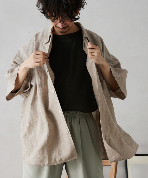 JOURNAL STANDARD relume（ジャーナルスタンダード　レリューム）の「【ARMY TWILL / アーミーツイル】別注 ストライプスラブシャツ（シャツ/ブラウス・メンズ・ホワイト/ナチュラル/ホワイト系その他・LARGE/MEDIUM）」の13枚目の写真