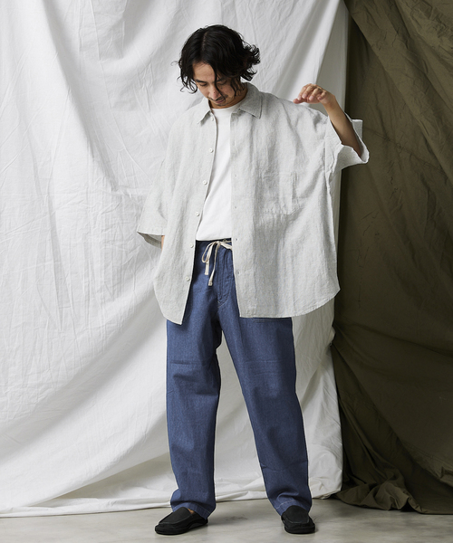 JOURNAL STANDARD relume（ジャーナルスタンダード　レリューム）の「【ARMY TWILL / アーミーツイル】別注 ストライプスラブシャツ（シャツ/ブラウス・メンズ・ホワイト/ナチュラル/ホワイト系その他・LARGE/MEDIUM）」の18枚目の写真