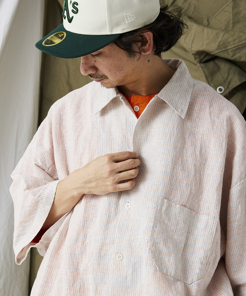 ARMY TWILL / アーミーツイル】別注 ストライプスラブシャツ（シャツ