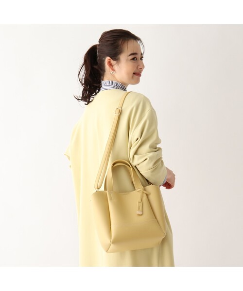 index（インデックス）の「◆ステッチデザイントートバッグ【2WAY】（トートバッグ・レディース・ブラック/イエロー/ダークグレー・00）」の16枚目の写真