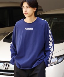 PLEASURES×PLAY BOY/プレジャーズ×プレイボーイ PLAYBOY RAGLAN LONG SLEEVE TEE ロンT ロングスリーブ