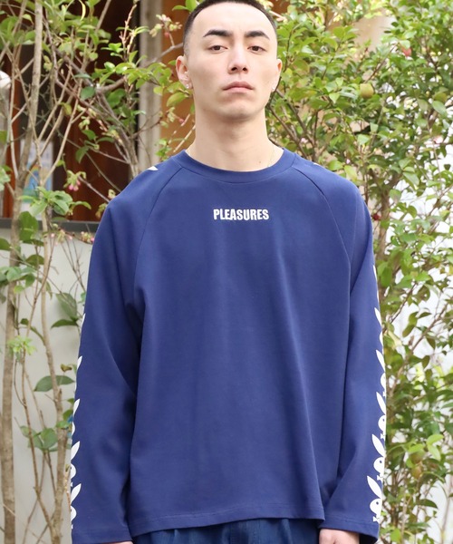 PLEASURES(プレジャー)の「PLEASURES×PLAY BOY/プレジャーズ×プレイボーイ PLAYBOY RAGLAN LONG SLEEVE TEE ロンT ロングスリーブ(Tシャツ/カットソー・メンズ・ブラック/ネイビー・M/XL/L)」の21枚目の写真
