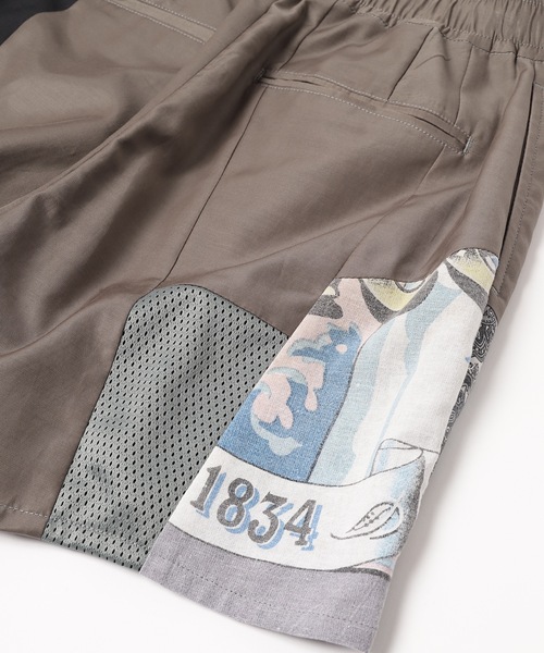 YEAH RIGHT!!(イェーライト)の「CUT AND CONNECTED C/C/L SHORTS(その他パンツ・レディース・カーキ系・1)」の6枚目の写真