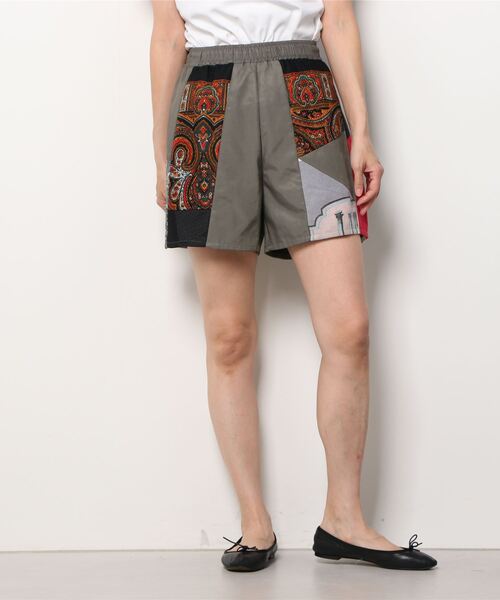 YEAH RIGHT!!(イェーライト)の「CUT AND CONNECTED C/C/L SHORTS(その他パンツ・レディース・カーキ系・1)」の9枚目の写真