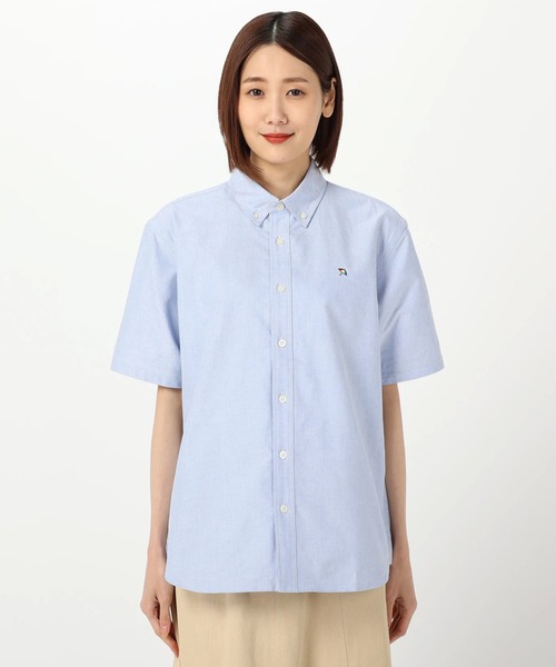 Arnold Palmer(アーノルドパーマー)の「APクラシック オックス 半袖 シェア シャツ(シャツ/ブラウス・レディース・ピンク/ホワイト/ブルー/ベージュ/グレイッシュベージュ/ミント/ライトピンク・LL/S/L/M/XS)」の8枚目の写真