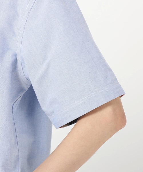 Arnold Palmer(アーノルドパーマー)の「APクラシック オックス 半袖 シェア シャツ(シャツ/ブラウス・レディース・ピンク/ホワイト/ブルー/ベージュ/グレイッシュベージュ/ミント/ライトピンク・LL/S/L/M/XS)」の13枚目の写真