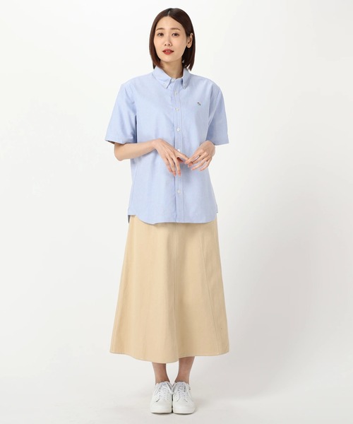 Arnold Palmer(アーノルドパーマー)の「APクラシック オックス 半袖 シェア シャツ(シャツ/ブラウス・レディース・ピンク/ホワイト/ブルー/ベージュ/グレイッシュベージュ/ミント/ライトピンク・LL/S/L/M/XS)」の21枚目の写真