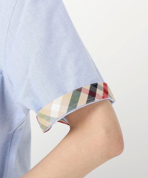 Arnold Palmer(アーノルドパーマー)の「APクラシック オックス 半袖 シェア シャツ(シャツ/ブラウス・レディース・ピンク/ホワイト/ブルー/ベージュ/グレイッシュベージュ/ミント/ライトピンク・LL/S/L/M/XS)」の17枚目の写真