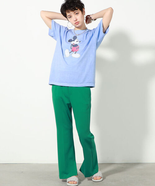 NOLLEY’S(ノーリーズ)の「◇【WEB限定】ポンチインナースリットパンツ(その他パンツ・レディース・ライトブルー/ブラック/ベージュ/グリーン・38/36)」の8枚目の写真