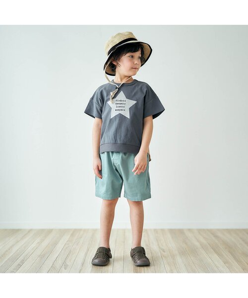 apres les cours（アプレレクール）の「ジュート アウトドアハット_UVカット（ハット・キッズ・ベージュ/ブラウン・50/52/54/48）」の3枚目の写真