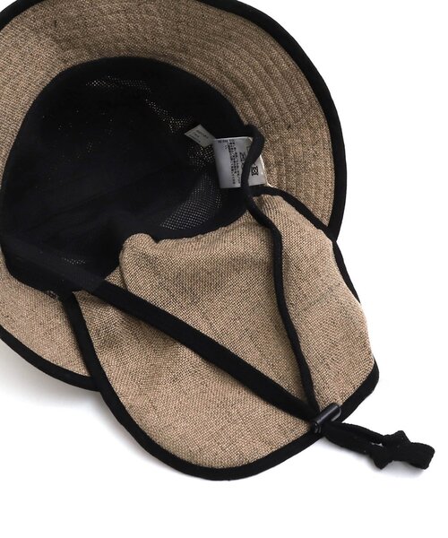 apres les cours（アプレレクール）の「ジュート アウトドアハット_UVカット（ハット・キッズ・ベージュ/ブラウン・50/52/54/48）」の14枚目の写真