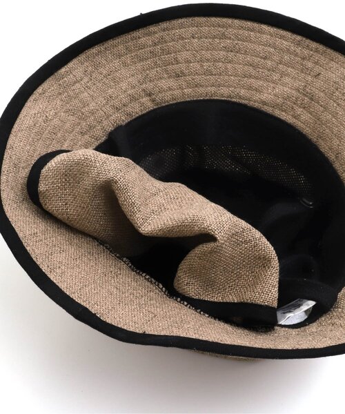 apres les cours（アプレレクール）の「ジュート アウトドアハット_UVカット（ハット・キッズ・ベージュ/ブラウン・50/52/54/48）」の15枚目の写真