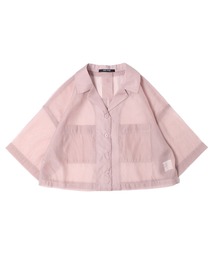 開襟ショートシャツ