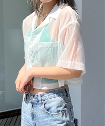 one way | 開襟ショートシャツ(シャツ/ブラウス)