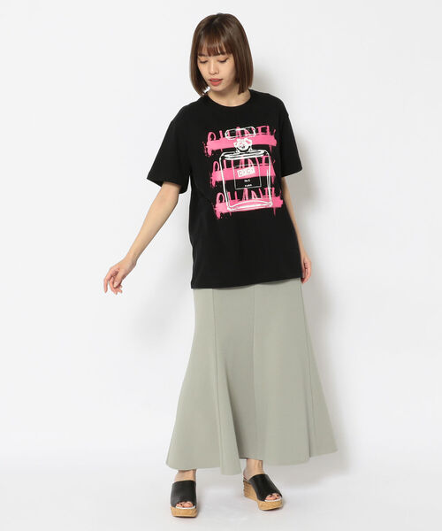 DROIT BELLO(ドロイトベロ)の「DROIT BELLO(ドロイトベロ)カットマーメイドスカート(スカート・レディース・チャコール/セージグリーン・FREE)」の9枚目の写真