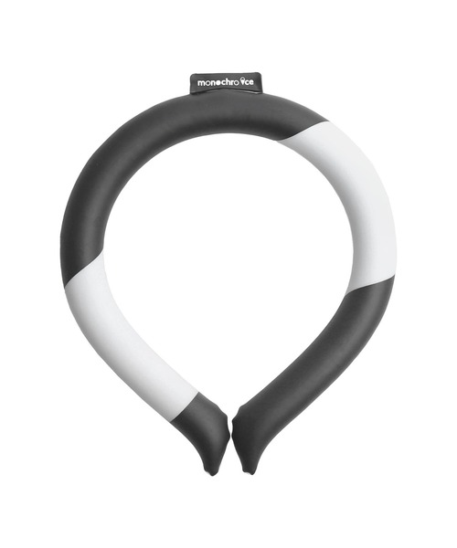 sankyo shokai（サンキョウショウカイ）の「[monochro ice]モノクロアイスネッククーラー（アウトドアグッズ・レディース・ブルー/ピンク/ブラック/ブラック系/ブラック系1/ブラック系2/ブラック系3/ブラック系4/オレンジ/ライトグレー/ブルー系2/ピンク系1/ベージュ系2/ブルー系1/ブラック系5/ベージュ系1/その他2/その他3/その他4/その他1・M/L/S）」の2枚目の写真