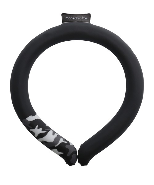 sankyo shokai（サンキョウショウカイ）の「[monochro ice]モノクロアイスネッククーラー（アウトドアグッズ・レディース・ブルー/ピンク/ブラック/ブラック系/ブラック系1/ブラック系2/ブラック系3/ブラック系4/オレンジ/ライトグレー/ブルー系2/ピンク系1/ベージュ系2/ブルー系1/ブラック系5/ベージュ系1/その他2/その他3/その他4/その他1・M/L/S）」の3枚目の写真