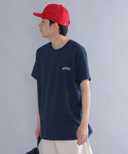 SHIPS(シップス)の「*【SHIPS別注】WEARWELL: エンブロイダリー ワンポイント ロゴ / バックプリント Tシャツ(Tシャツ/カットソー・メンズ・ブラウン/ホワイト/ネイビー/イエロー系・LARGE/MEDIUM/X-LARGE)」の18枚目の写真