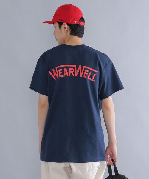 SHIPS(シップス)の「*【SHIPS別注】WEARWELL: エンブロイダリー ワンポイント ロゴ / バックプリント Tシャツ(Tシャツ/カットソー・メンズ・ブラウン/ホワイト/ネイビー/イエロー系・LARGE/MEDIUM/X-LARGE)」の19枚目の写真