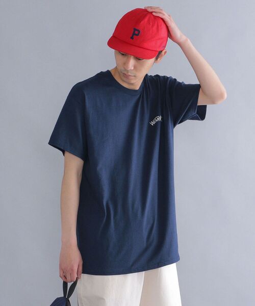 SHIPS(シップス)の「*【SHIPS別注】WEARWELL: エンブロイダリー ワンポイント ロゴ / バックプリント Tシャツ(Tシャツ/カットソー・メンズ・ブラウン/ホワイト/ネイビー/イエロー系・LARGE/MEDIUM/X-LARGE)」の20枚目の写真