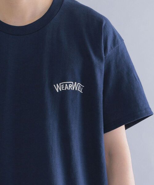 SHIPS(シップス)の「*【SHIPS別注】WEARWELL: エンブロイダリー ワンポイント ロゴ / バックプリント Tシャツ(Tシャツ/カットソー・メンズ・ブラウン/ホワイト/ネイビー/イエロー系・LARGE/MEDIUM/X-LARGE)」の21枚目の写真