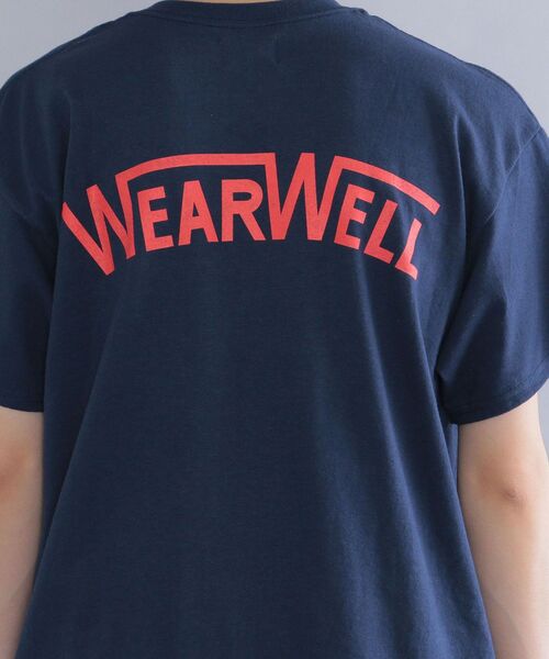SHIPS(シップス)の「*【SHIPS別注】WEARWELL: エンブロイダリー ワンポイント ロゴ / バックプリント Tシャツ(Tシャツ/カットソー・メンズ・ブラウン/ホワイト/ネイビー/イエロー系・LARGE/MEDIUM/X-LARGE)」の22枚目の写真