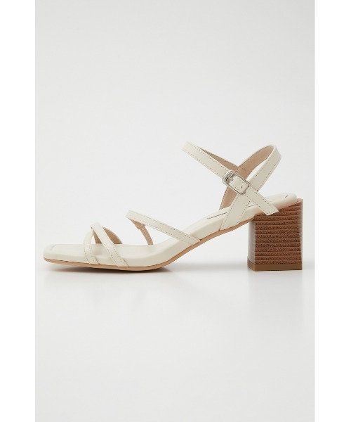 AZUL by moussy（アズールバイマウジー）の「THIN STRAP SANDALS/シンストラップサンダル（サンダル・レディース・イエロー/ブラック/アイボリー・LARGE/SMALL/MEDIUM）」の12枚目の写真