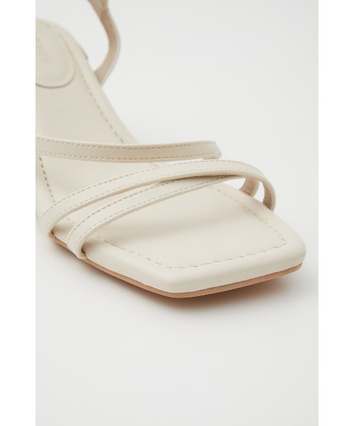 AZUL by moussy（アズールバイマウジー）の「THIN STRAP SANDALS/シンストラップサンダル（サンダル・レディース・イエロー/ブラック/アイボリー・LARGE/SMALL/MEDIUM）」の15枚目の写真