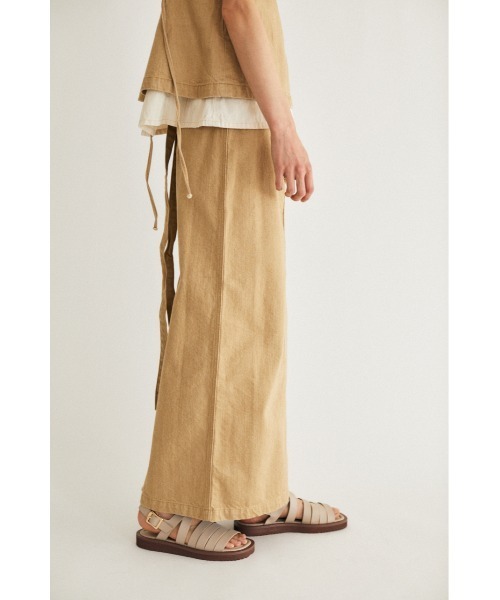 M_（エムアンダーバー）の「【M_】OGC HW スカート（デニムスカート・レディース・ダークブルー/ベージュ/アイボリー・1/2）」の9枚目の写真