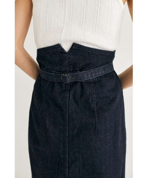 M_（エムアンダーバー）の「【M_】OGC HW スカート（デニムスカート・レディース・ダークブルー/ベージュ/アイボリー・1/2）」の20枚目の写真