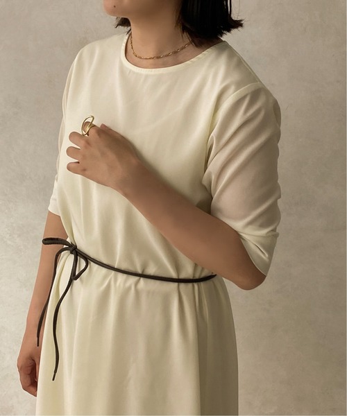 apres jour clair(アプレジュールクレア)の「【apres jour clair】マーメイドロングワンピース【ZOZOTOWN限定アイテム】(ワンピース・レディース・ライトブラウン/ライトベージュ/アイボリー・フリー/X-LARGE)」の5枚目の写真