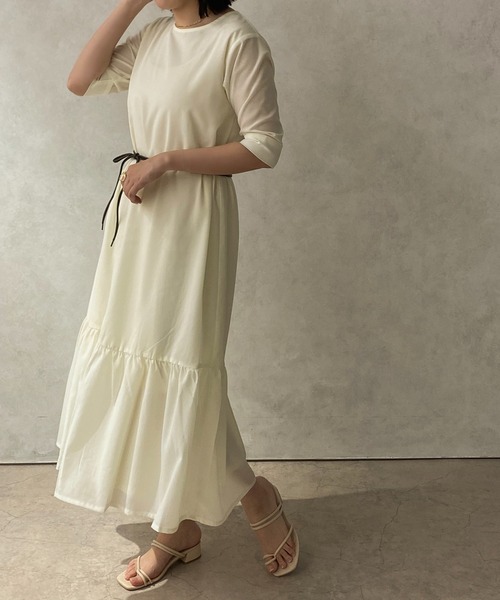 apres jour clair(アプレジュールクレア)の「【apres jour clair】マーメイドロングワンピース【ZOZOTOWN限定アイテム】(ワンピース・レディース・ライトブラウン/ライトベージュ/アイボリー・フリー/X-LARGE)」の19枚目の写真