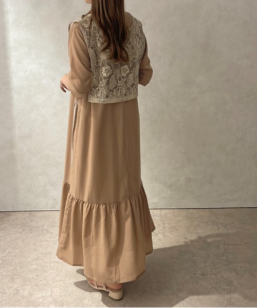 apres jour clair(アプレジュールクレア)の「【apres jour clair】マーメイドロングワンピース【ZOZOTOWN限定アイテム】(ワンピース・レディース・ライトブラウン/ライトベージュ/アイボリー・フリー/X-LARGE)」の22枚目の写真