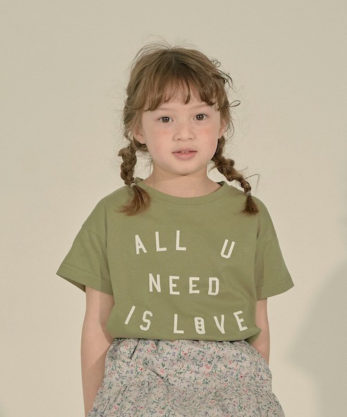 Lycee mine（リセマイン）の「選べる10パターンオリジナルプリントTシャツ（Tシャツ/カットソー・キッズ・ライトブルー/ラベンダー/アイボリー/チャコール/ピンク/カーキ/ベージュ系/ミント/ブルーグレー/ライトベージュ・110cm/100cm/140cm/120cm/130cm）」の6枚目の写真