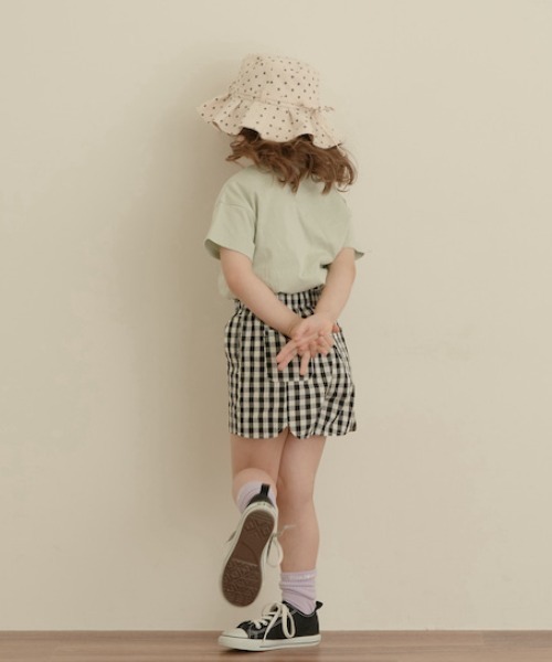 Lycee mine（リセマイン）の「選べる10パターンオリジナルプリントTシャツ（Tシャツ/カットソー・キッズ・ライトブルー/ラベンダー/アイボリー/チャコール/ピンク/カーキ/ベージュ系/ミント/ブルーグレー/ライトベージュ・110cm/100cm/140cm/120cm/130cm）」の16枚目の写真