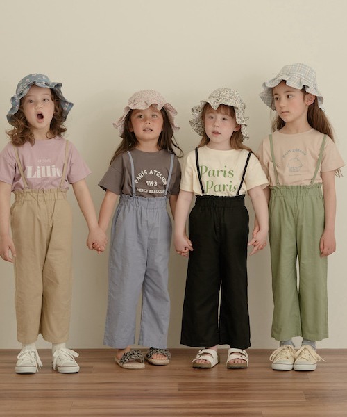 Lycee mine（リセマイン）の「選べる10パターンオリジナルプリントTシャツ（Tシャツ/カットソー・キッズ・ライトブルー/ラベンダー/アイボリー/チャコール/ピンク/カーキ/ベージュ系/ミント/ブルーグレー/ライトベージュ・110cm/100cm/140cm/120cm/130cm）」の11枚目の写真