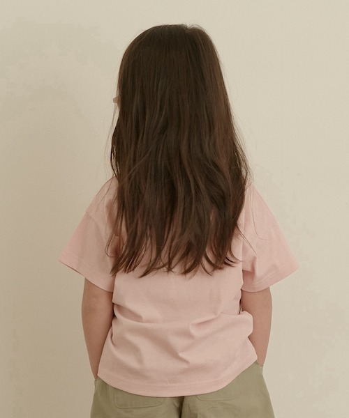 Lycee mine（リセマイン）の「選べる10パターンオリジナルプリントTシャツ（Tシャツ/カットソー・キッズ・ライトブルー/ラベンダー/アイボリー/チャコール/ピンク/カーキ/ベージュ系/ミント/ブルーグレー/ライトベージュ・110cm/100cm/140cm/120cm/130cm）」の20枚目の写真