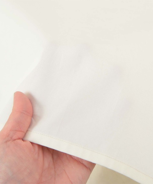 miette（ミエット）の「パイピングビッグカラーシャツ（シャツ/ブラウス・レディース・ホワイト系その他/ブルー/グリーン/ブラック・FREE）」の6枚目の写真