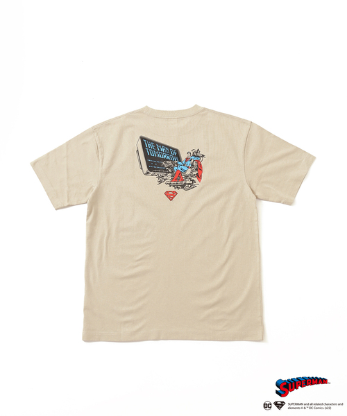 Champion(チャンピオン)の「「SUPERMAN Collection by CHAMPION」別注 アメコミTシャツ(Tシャツ/カットソー・メンズ・ホワイト/ブラック/ベージュ/グレー/ホワイト系その他/ブラック系その他/グレー系その他/ベージュ系その他・SMALL/MEDIUM/LARGE/X-LARGE)」の8枚目の写真