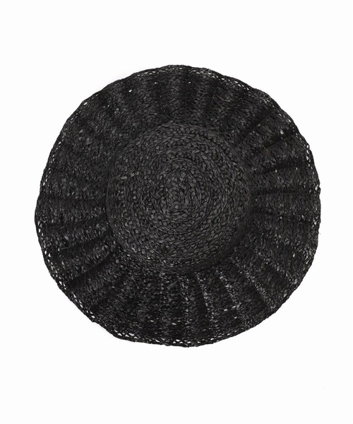 B.C STOCK（ベーセーストック）の「【Casselini/キャセリーニ】スカシナミナミハット（ハット・レディース・ブラック/ベージュ・FREE）」の6枚目の写真