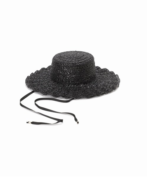 B.C STOCK（ベーセーストック）の「【Casselini/キャセリーニ】スカシナミナミハット（ハット・レディース・ブラック/ベージュ・FREE）」の14枚目の写真