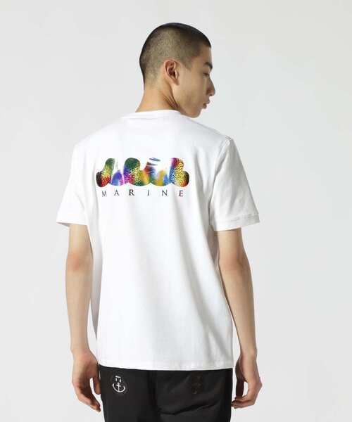 muta（ムータ）の「muta MARINE/ムータ マリン/FOIL Print TEE（Tシャツ/カットソー・メンズ・ホワイト/ブラック・8/6/5/7）」の19枚目の写真