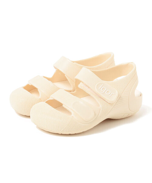 こども ビームス（コドモビームス）の「igor / BONDI SOLID サンダル 22（10.5～16cm）（サンダル・キッズ・レッド系その他4/インディゴブルー/ブラウン系その他3/グレー/オフホワイト/ピンク・15cm/16cm/13cm/14cm/12cm/14.5㎝/12.5cm/11cm/10.5cm）」の2枚目の写真